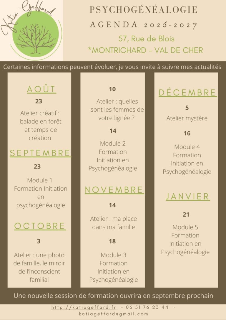 Agenda Katia GEFFAR